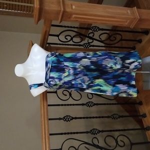 Ann Taylor petites one shoulder dress
